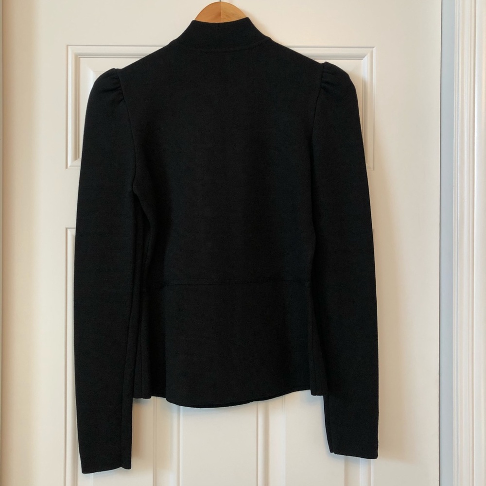 WHBM Double Breasted Military Sweater Jacket - Picture 7 of 8